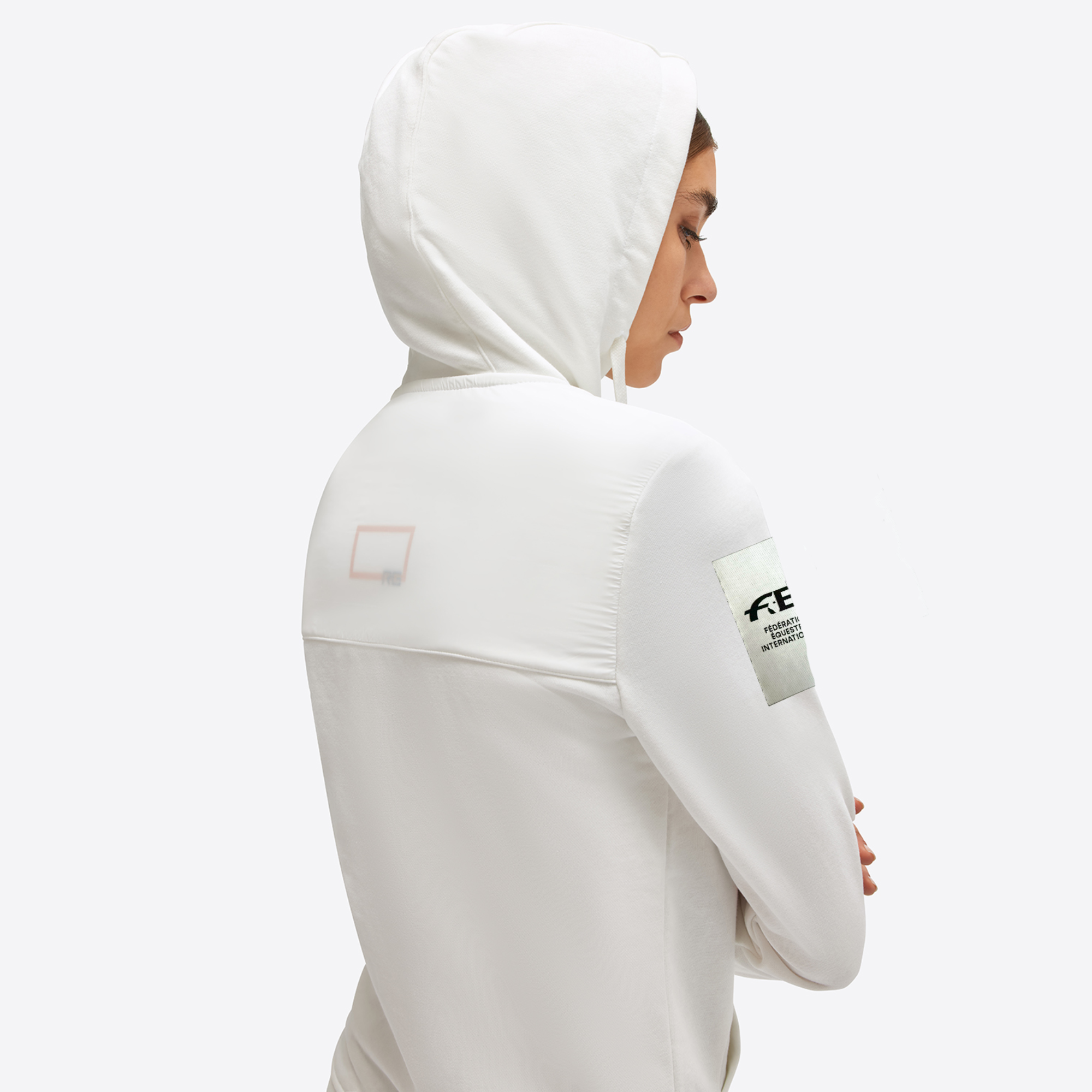 RG Cotton/Nylon Hooded Zip Sweatshirt
