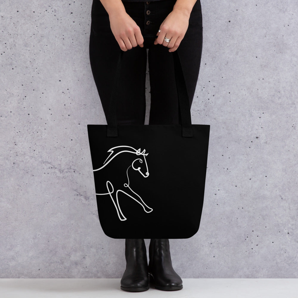 Pentrail Black Tote bag