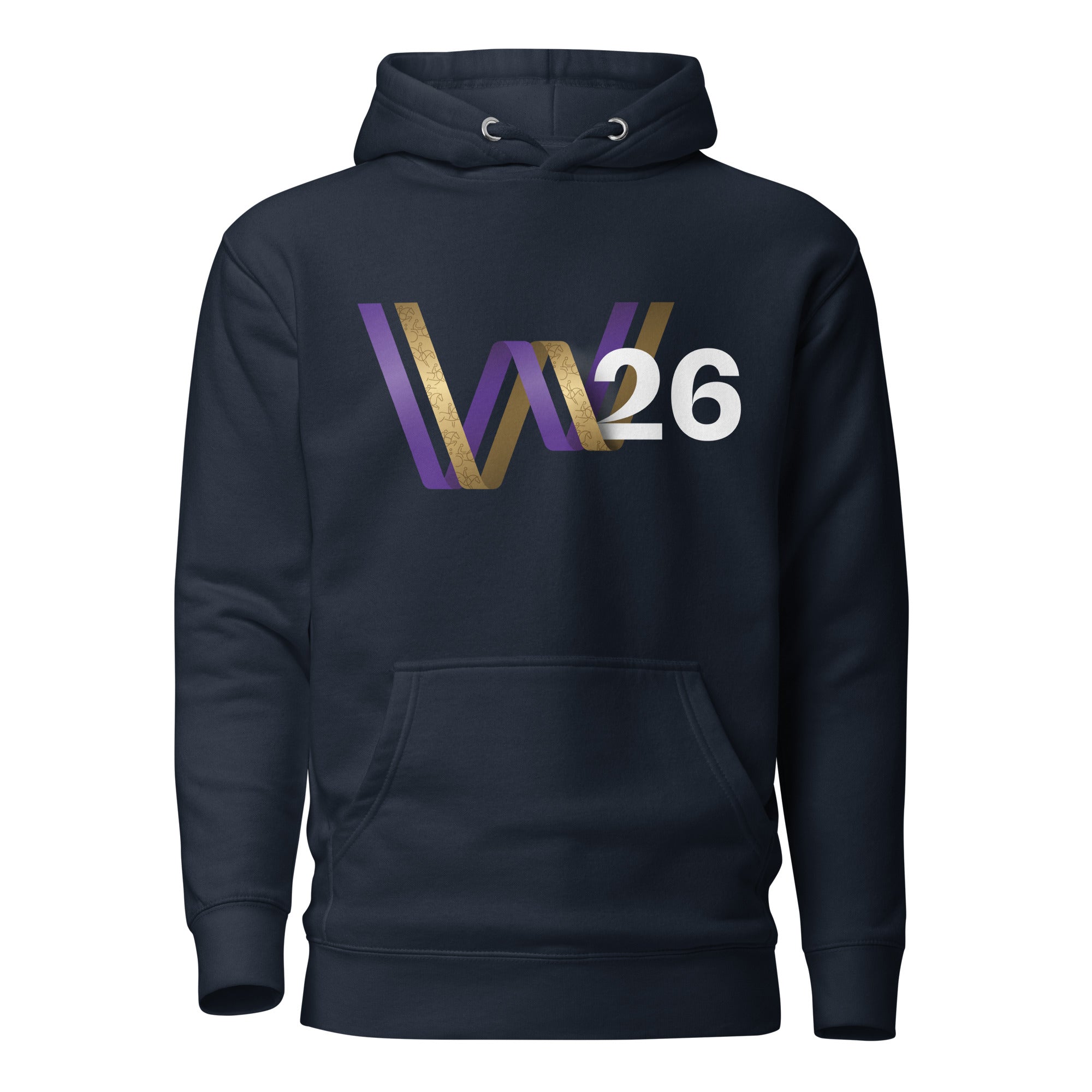 W26 AACHEN Navy Unisex Hoodie FEI Official Store