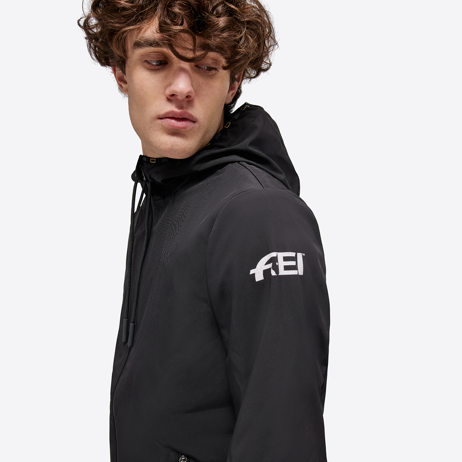 RG Mens Hooded Riding Jacket FEI Official Store