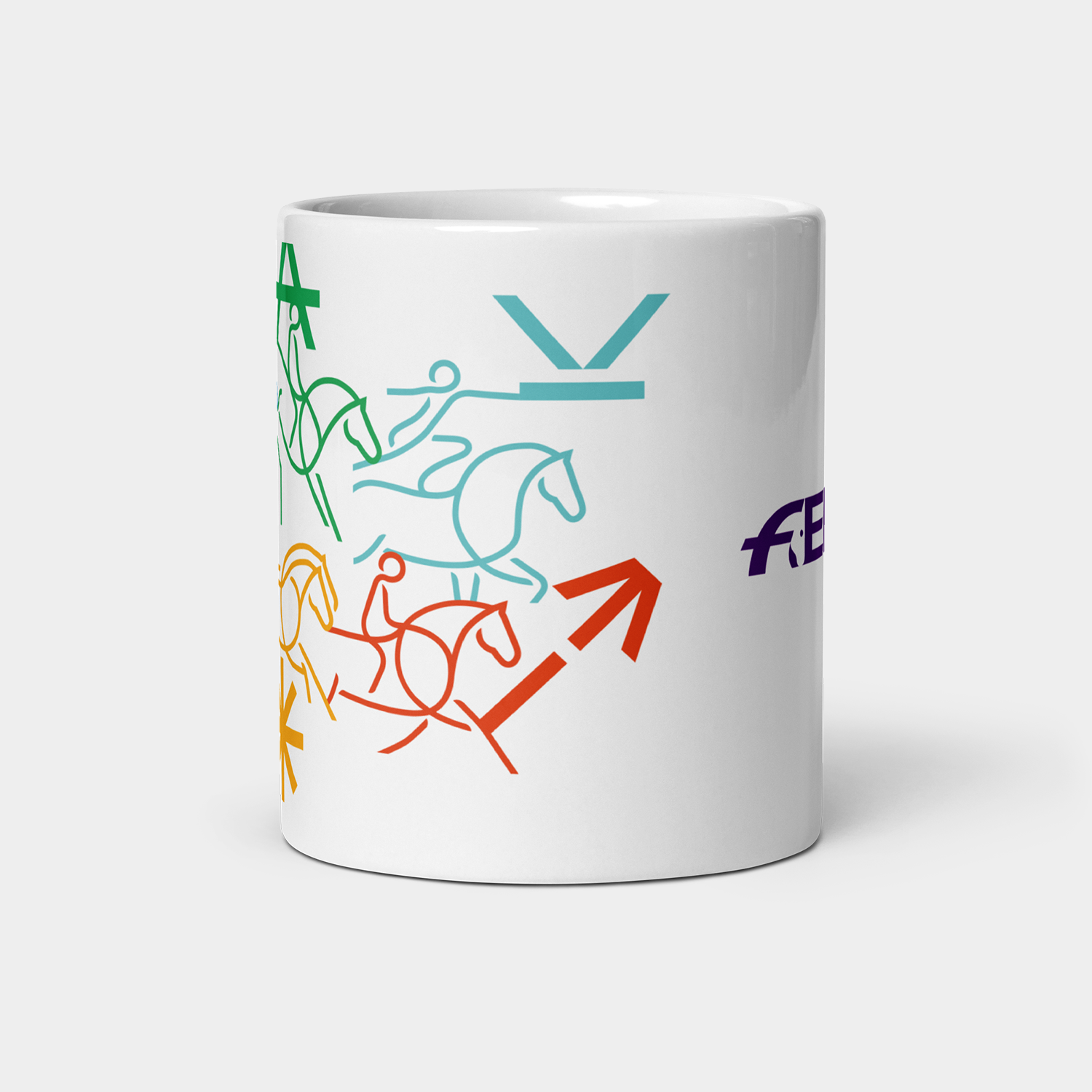 FEI Pictogram White Glossy Mug FEI Official Store