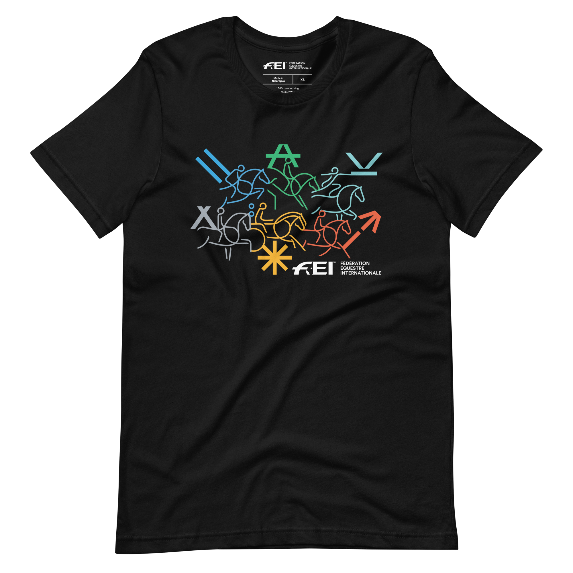 FEI Horse Pictogram Unisex T-shirt FEI Official Store