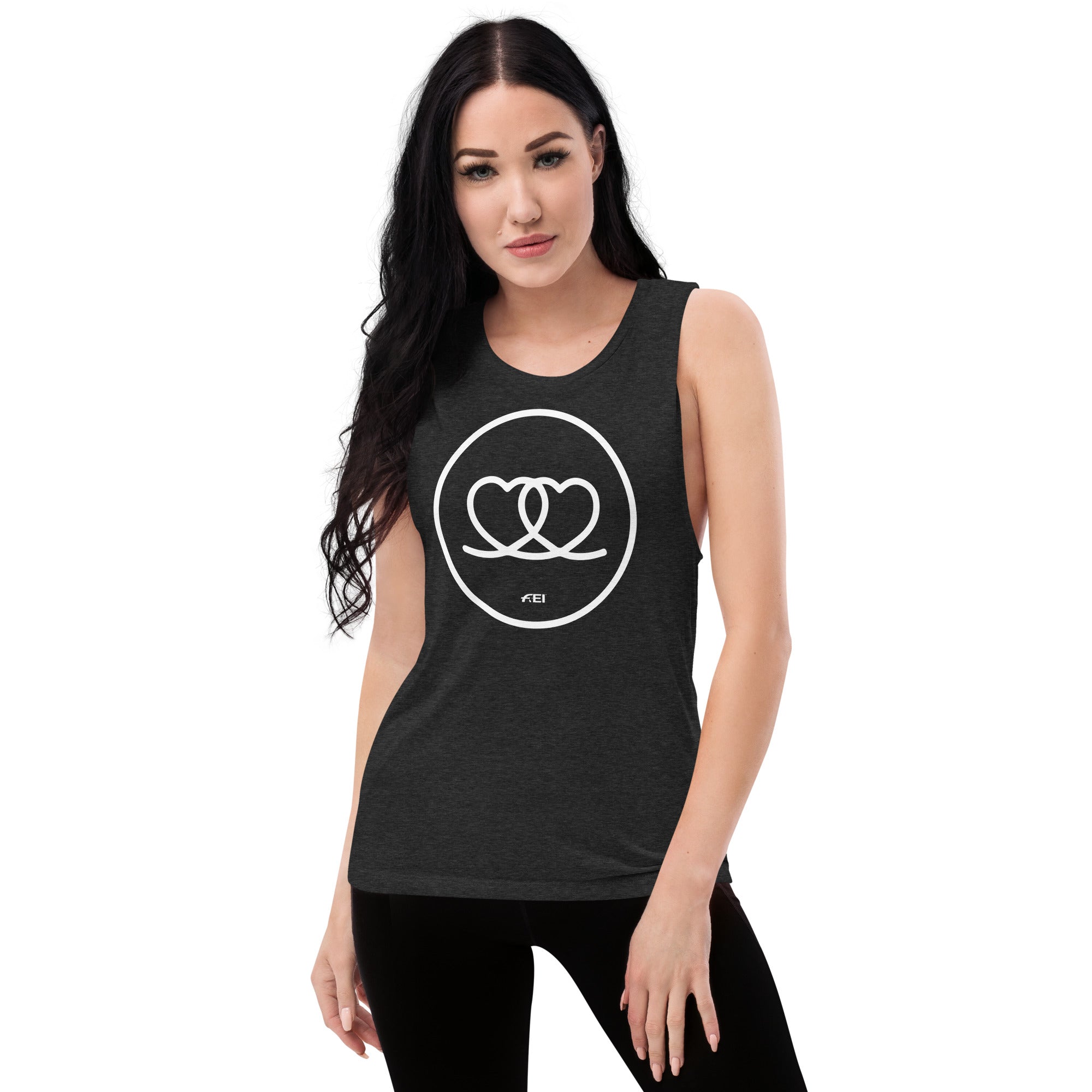 Two Hearts Ladies’ Muscle Tank FEI Official Store