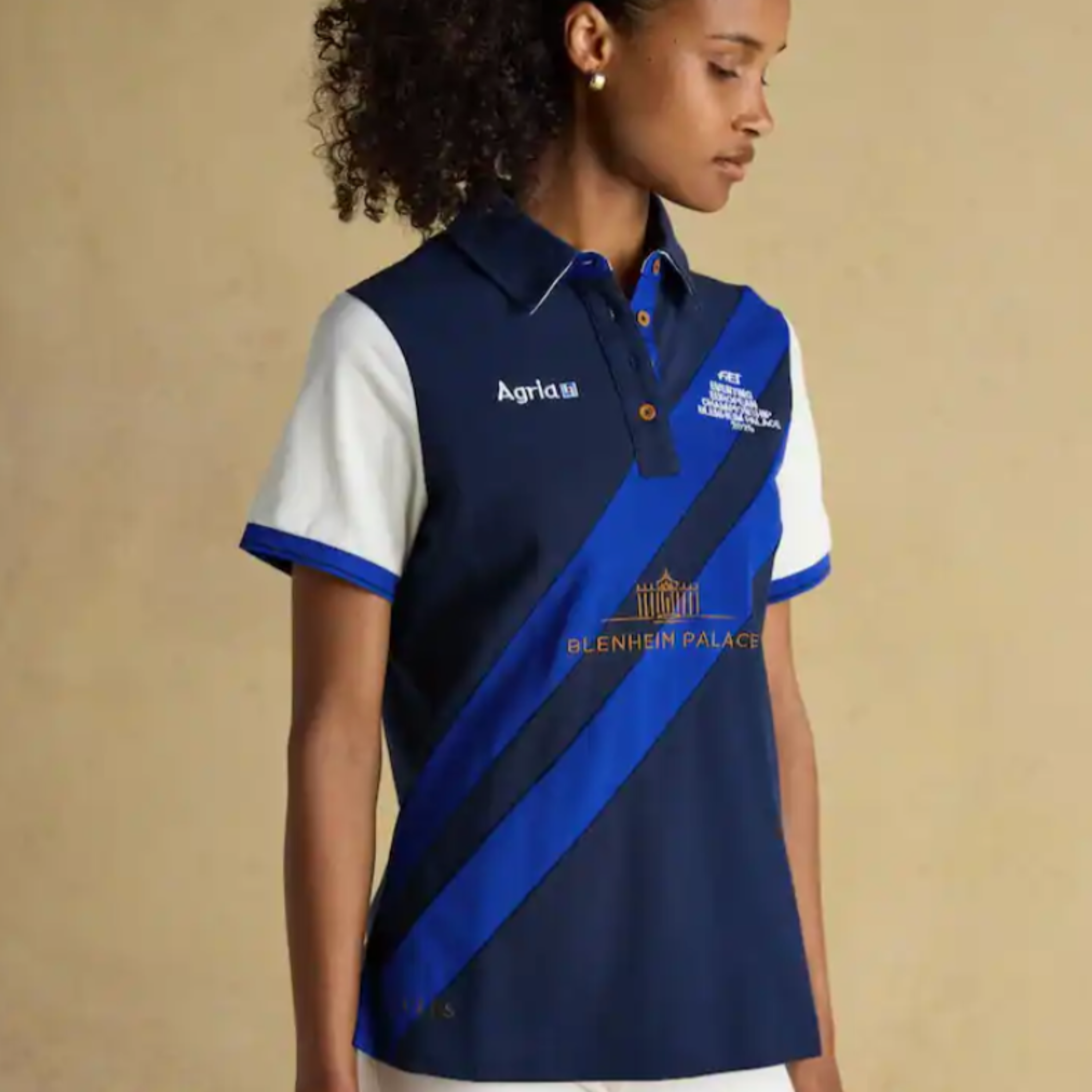 Official Agria Blenhiem Stripes Womens Polo