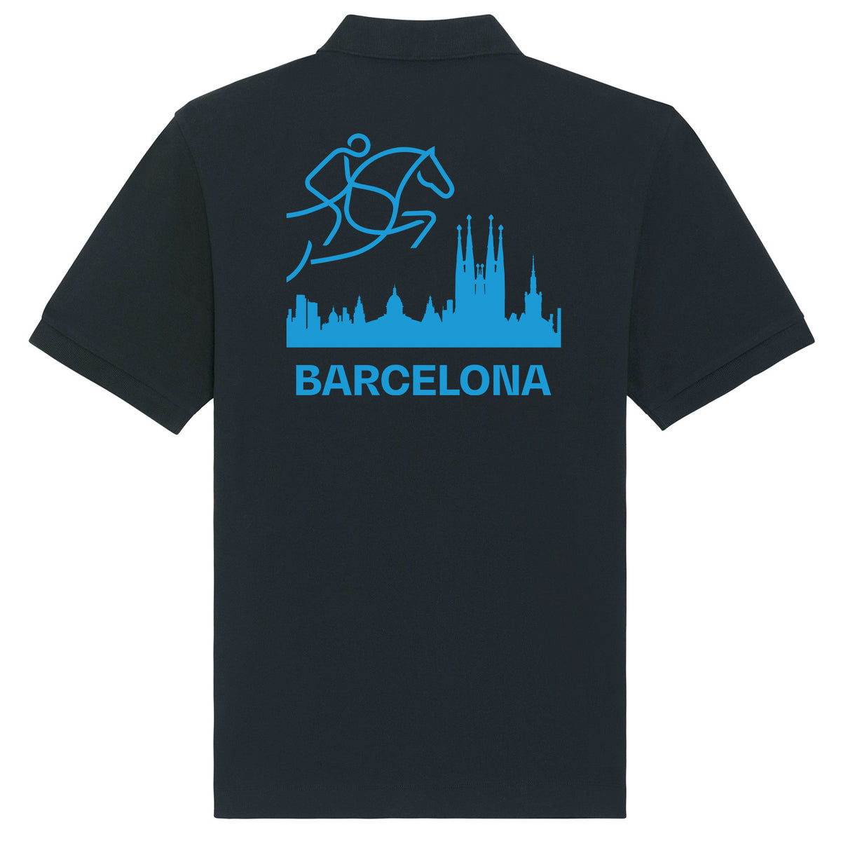 Barcelona Black Polo Shirt
