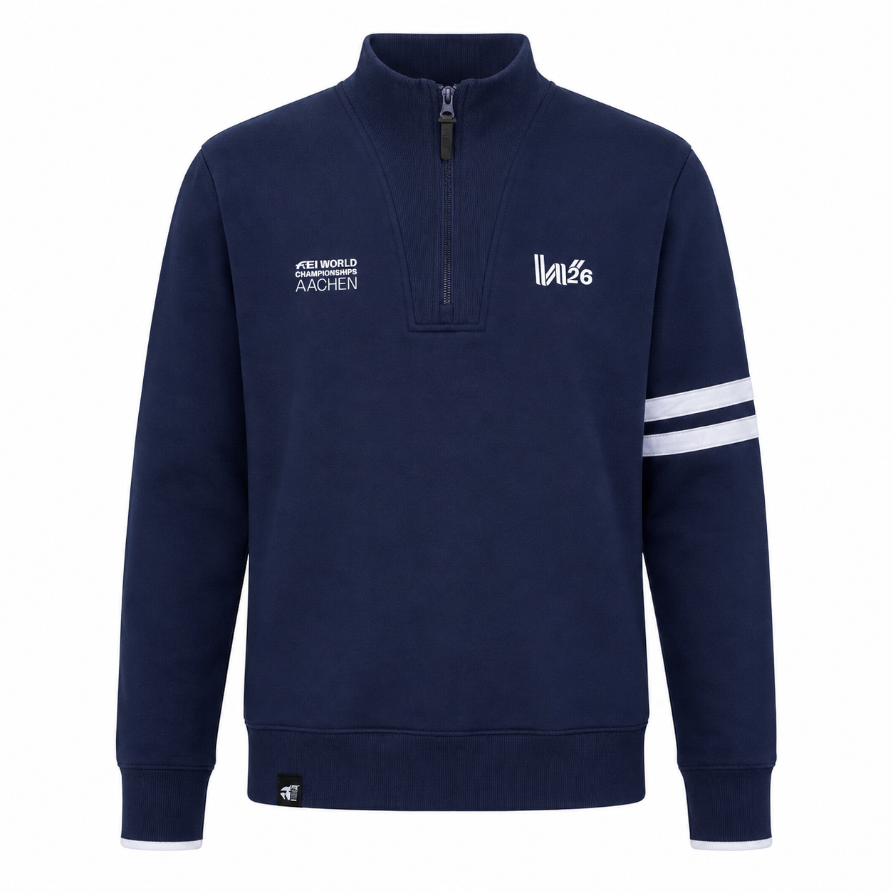 W26 Aachen Womens 1/4 Zip Navy Sweater