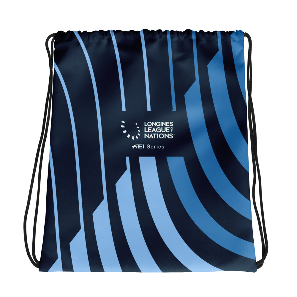 LLN Blue Drawstring bag