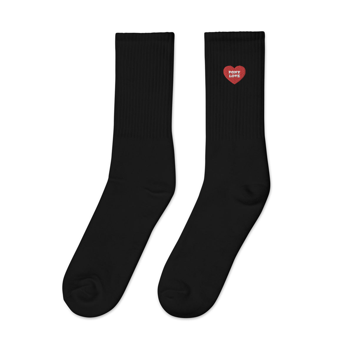 Pony Love Embroidered socks
