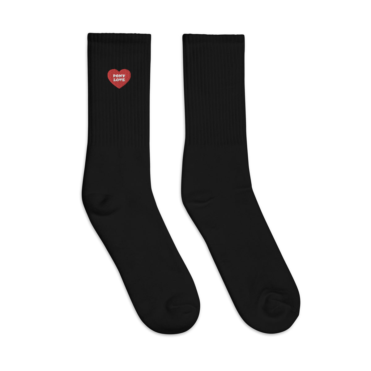 Pony Love Embroidered socks