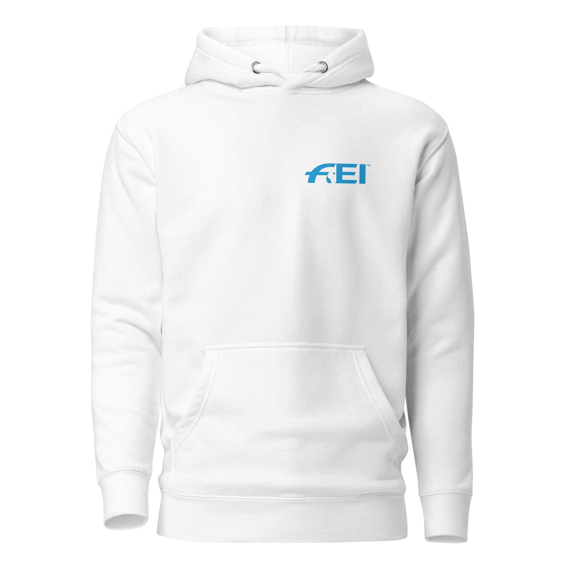 Barcelona White Unisex Hoodie FEI Official Store