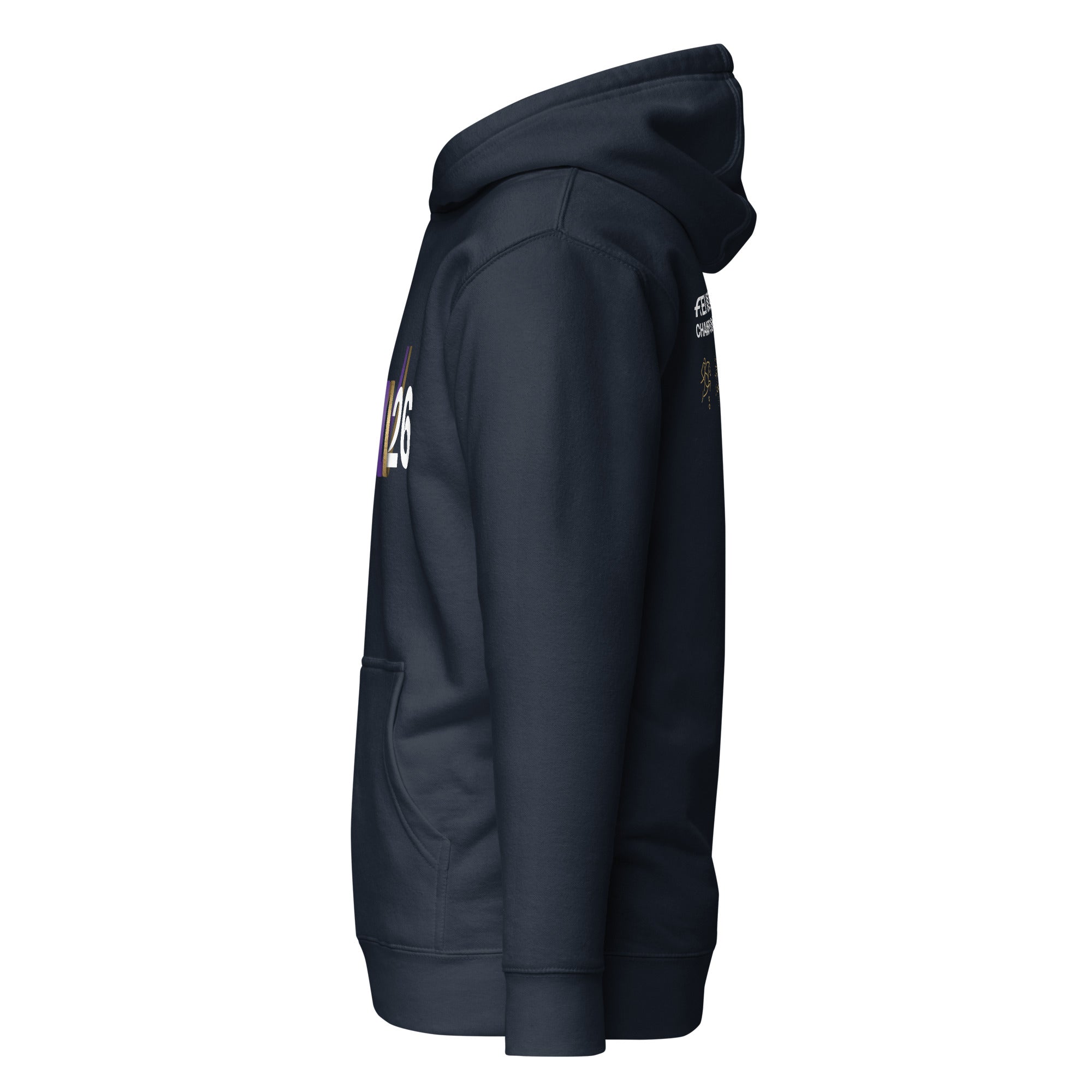 W26 AACHEN Navy Unisex Hoodie FEI Official Store