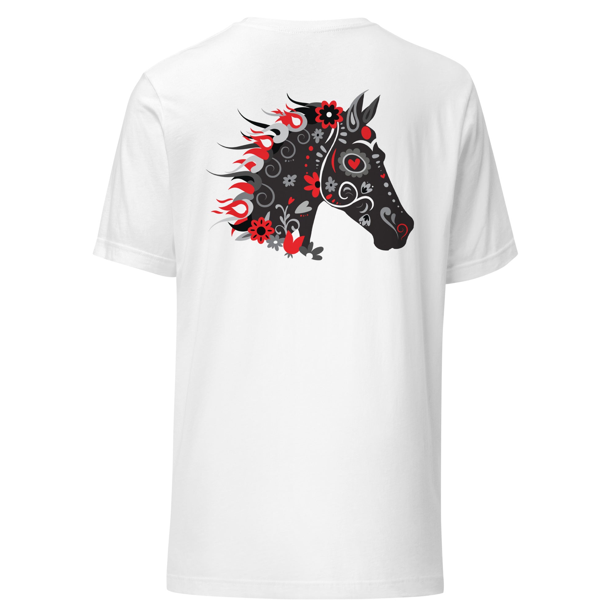 Alfenique Black Horse Reverse Unisex T-Shirt
