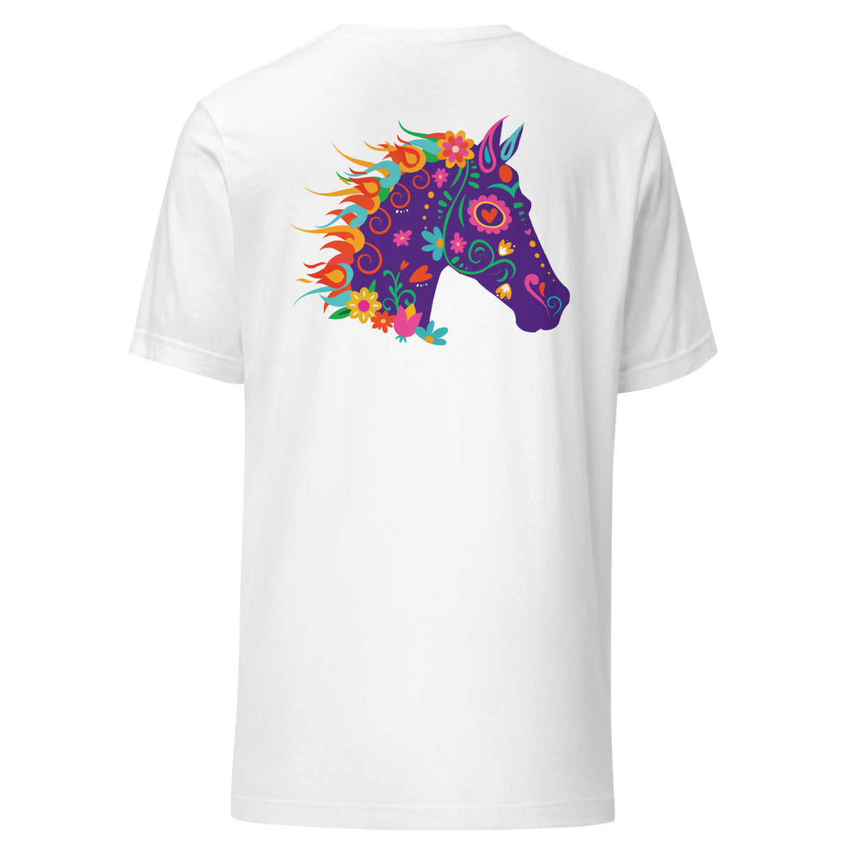 Alfenique Horse Logo Reverse Unisex T-Shirt
