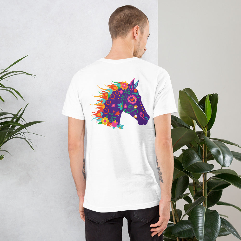 Alfenique Horse Logo Reverse Unisex T-Shirt