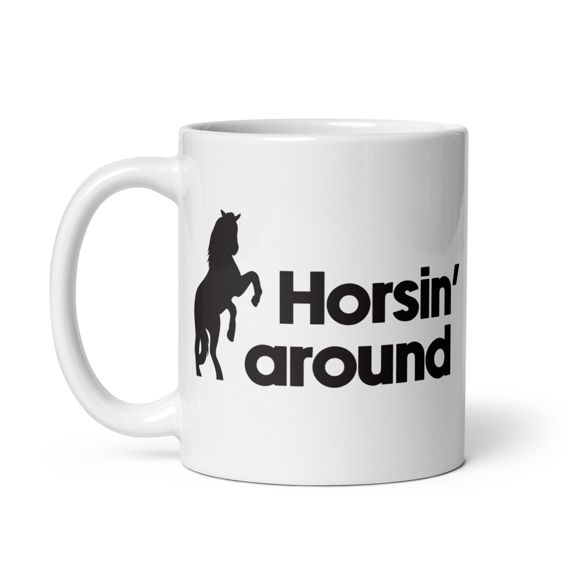 Horsin' around White Mug FEI Official Store