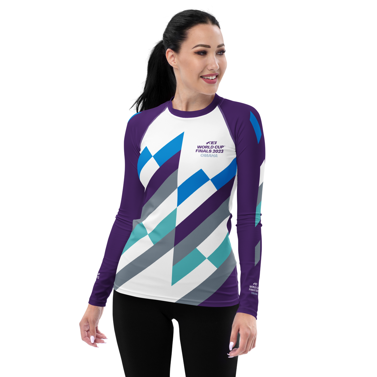 FEI World Cup Finals 2023 Omaha Ladies Athletic Jersey FEI Official Store