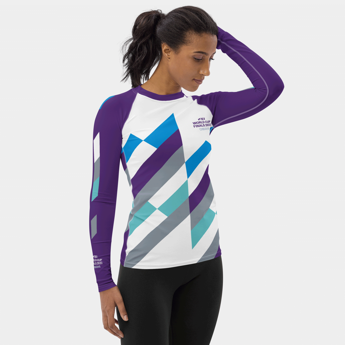 FEI World Cup Finals 2023 Omaha Ladies Athletic Jersey FEI Official Store