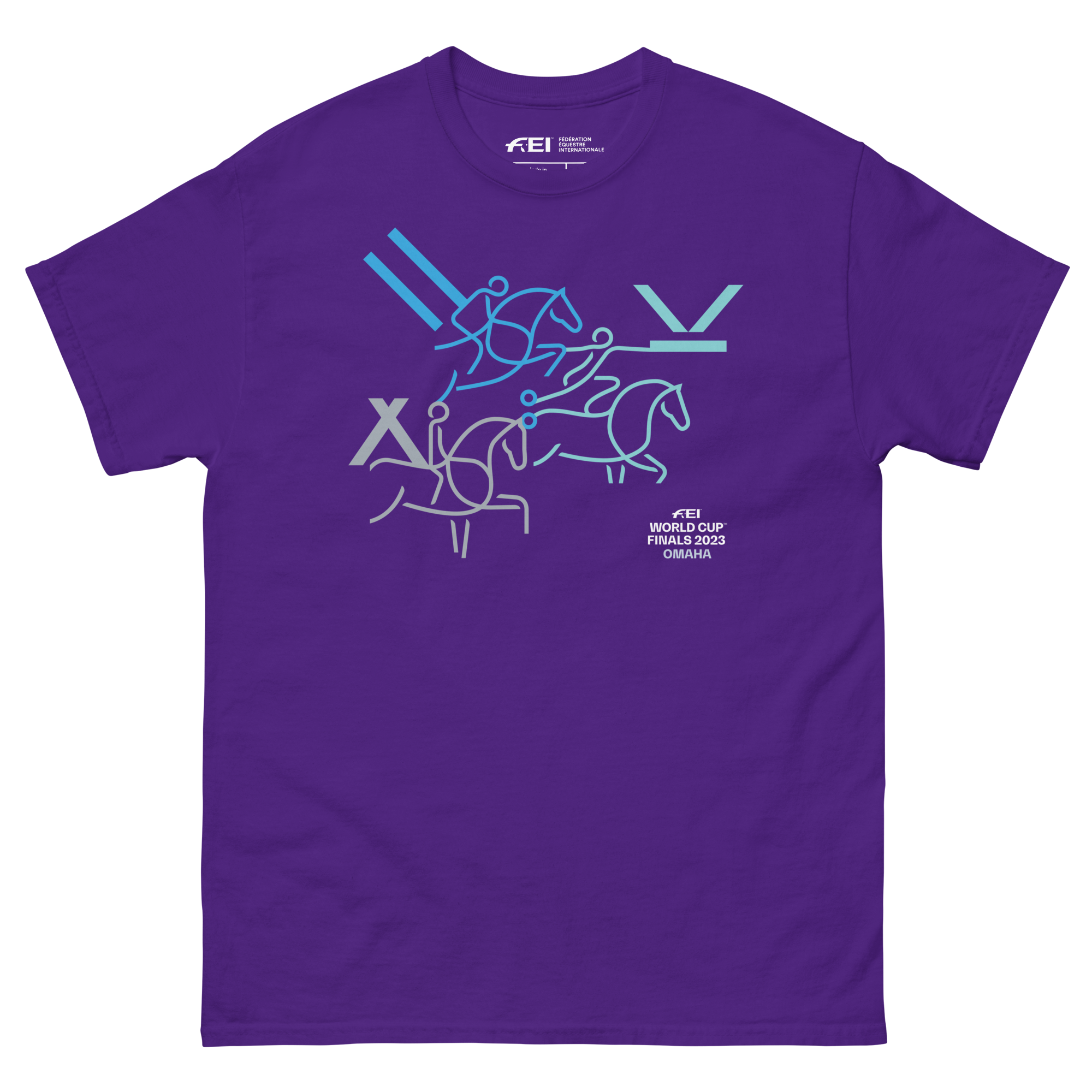 FEI Omaha Horse Pictogram Unisex T-shirt FEI Official Store