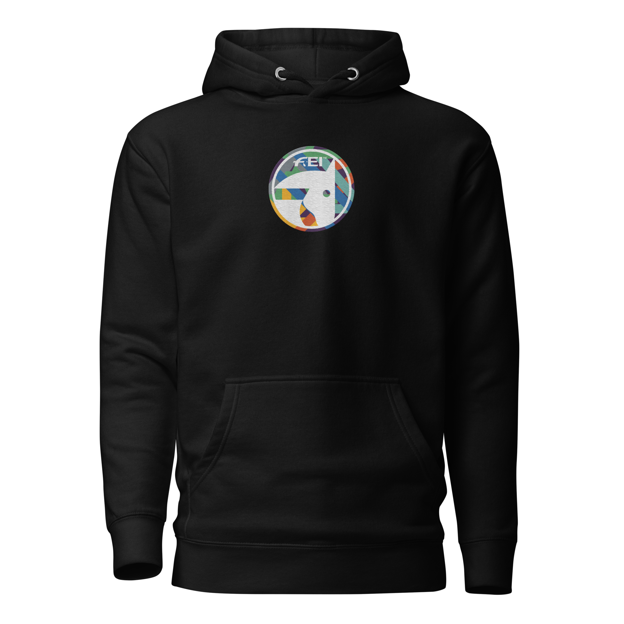 Logo discount op hoodie