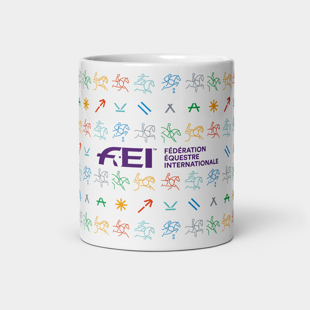 FEI Multi-Pictogram White Glossy Mug FEI Official Store