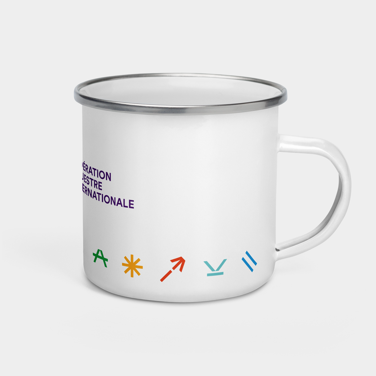 FEI Pictogram Enamel Mug FEI Official Store