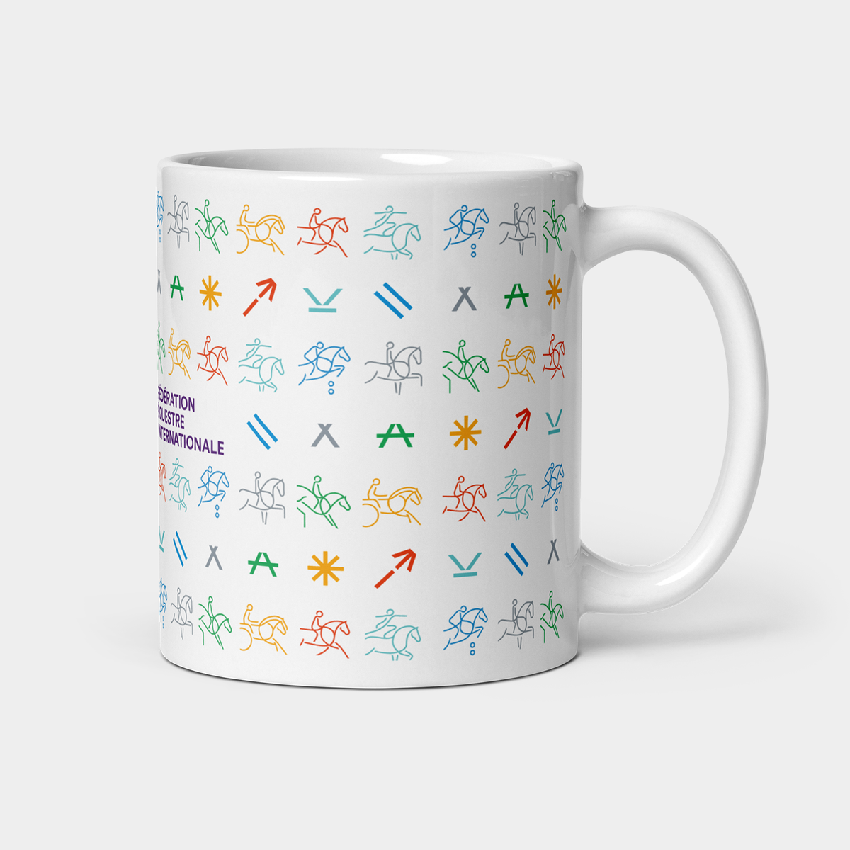 FEI Multi-Pictogram White Glossy Mug FEI Official Store