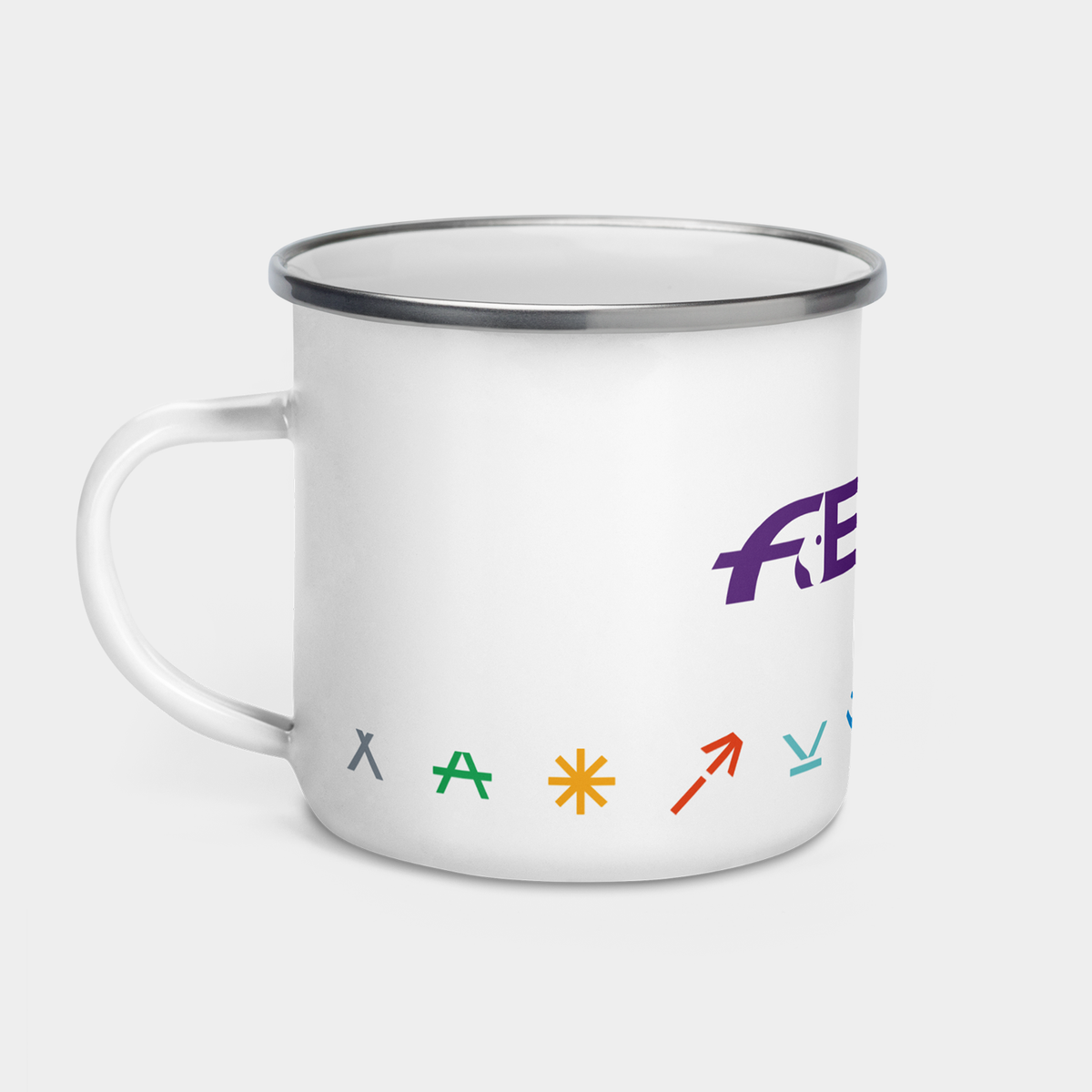 FEI Pictogram Enamel Mug FEI Official Store