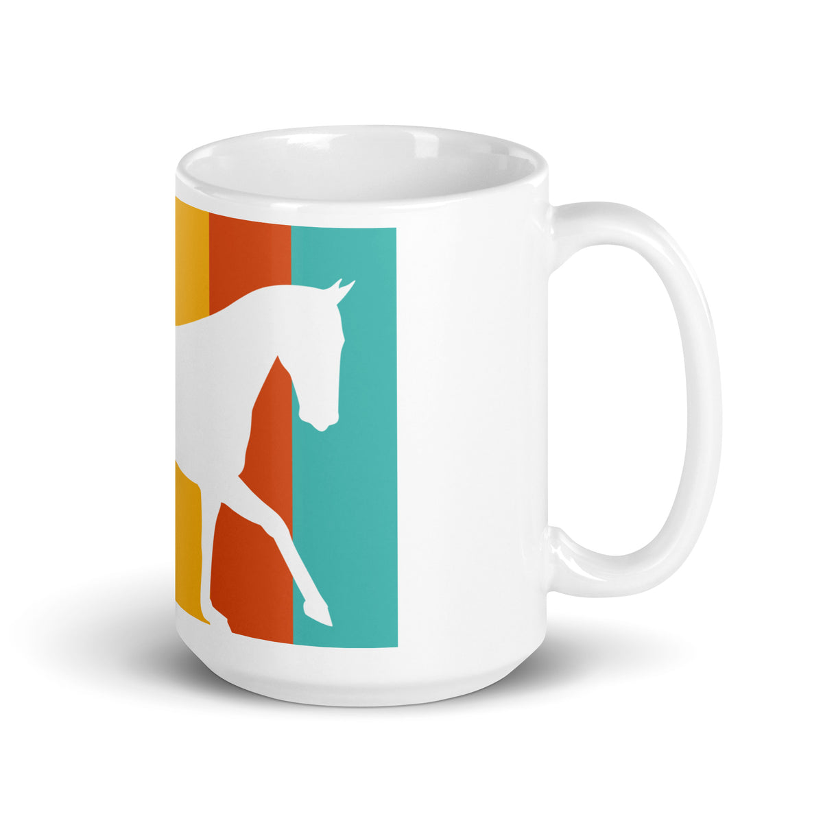 Stripe Horse glossy mug FEI Official Store